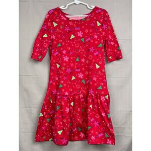 Disney Girls Red Holiday Dress, Size M (7/8)